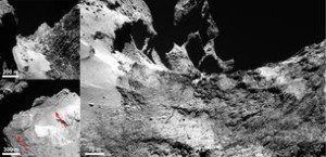 Getting to know Rosetta's comet 4 A crack in the comet