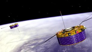 Cluster satellite catches up 2 Cluster quartet