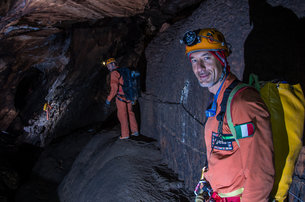 Luca Parmitano: This Year's Captain Nemo 3 Luca underground caves training