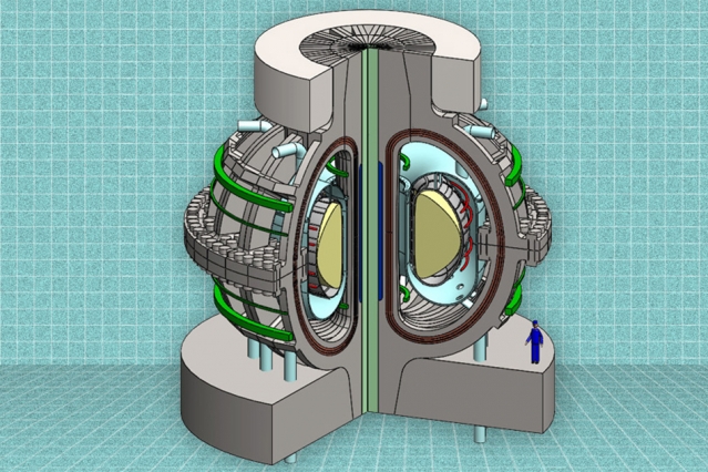 A small, modular, efficient fusion plant 2 A cutaway view of the proposed ARC reactor. Thanks to powerful new magnet technology, the much smaller, less-expensive ARC reactor would deliver the same power output as a much larger reactor. Illustration courtesy of the MIT ARC team
