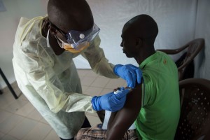 IDRC welcomes early Ebola vaccine trial results 2 Ebola vaccine trial in Guinea