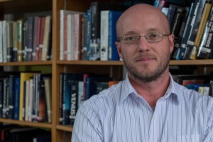 Andrea Isella. (Credit: Jeff Fitlow/Rice University)