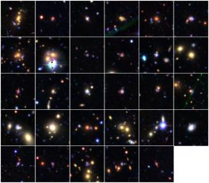 Discovery of potential gravitational lenses shows citizen science value 3 29 gravitational lens candidates found through Space Warps (credit: Space Warps, Canada-France-Hawaii Telescope Legacy Survey)