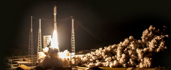 GOES-R launches from Cape Canaveral, Florida, at the very last minute of the launch window, 6:42 p.m. Nov. 19. NASA PHOTO