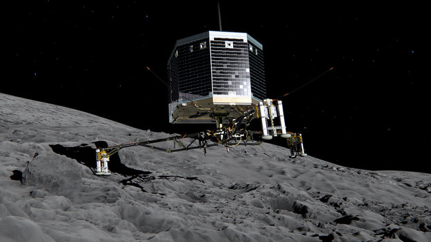 Rosetta’s lander Philae wakes up…