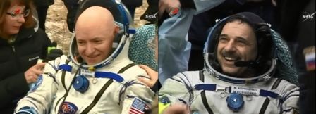 NASA Astronaut Scott Kelly Returns Safely to Earth after One-Year Mission