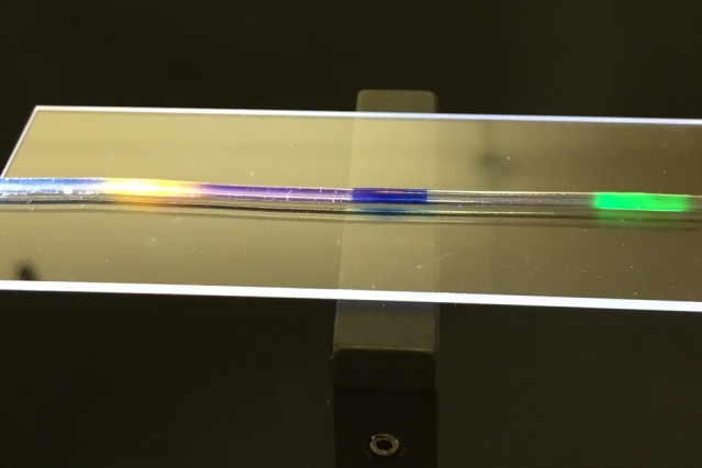 Stretchy optical fibers for implanting in the body