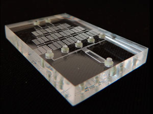 A modular valve simplifies diagnostic chip fabrication