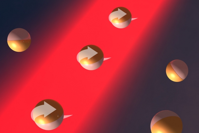 Tiny “motors” are driven by light