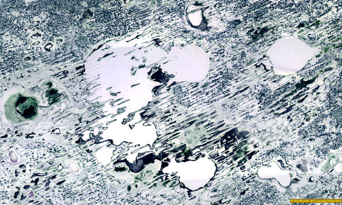 Lake Chany imaged by Proba-V