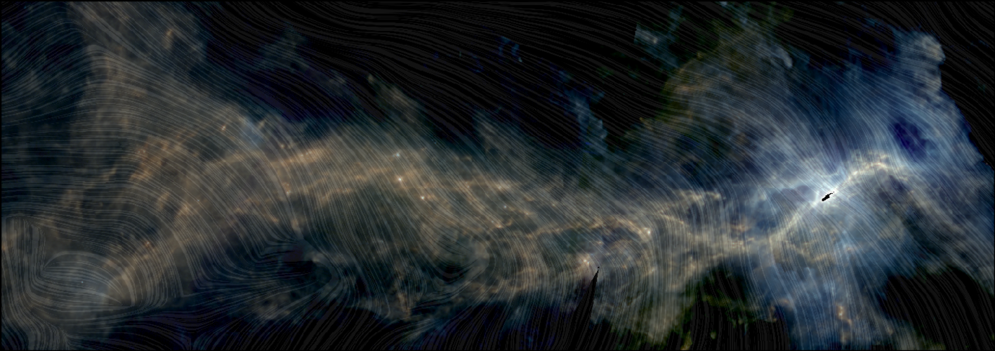 Molecular Cloud Orion A in Infrared