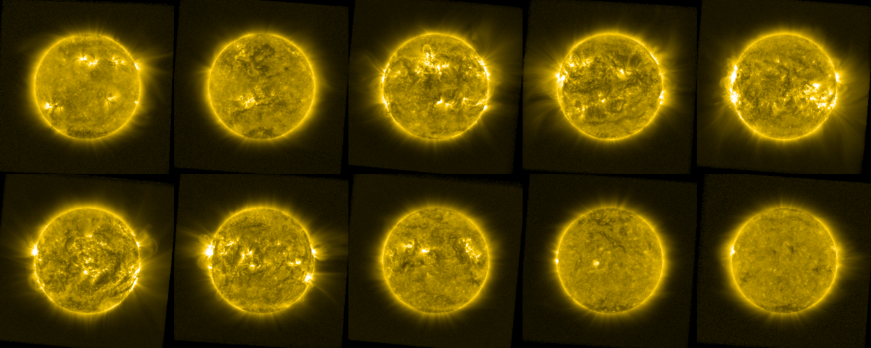 ESA marked ten Suns in…