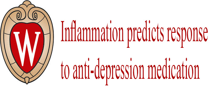 Inflammation predicts response to anti-depression medication