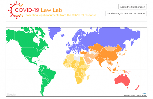 WHO Lauched New COVID-19 Law Lab to provide vital legal information and support for the global COVID-19 response