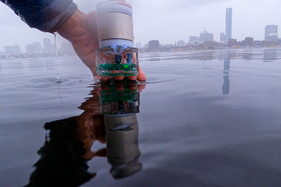 An underwater navigation system powered by sound