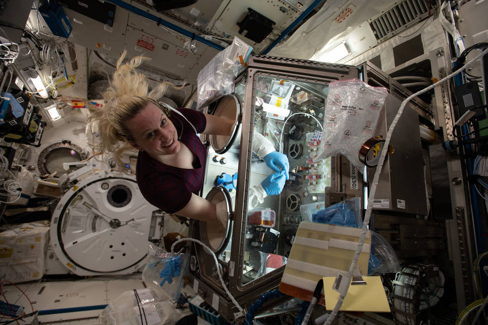 NASA Astronauts Aboard Space Station…