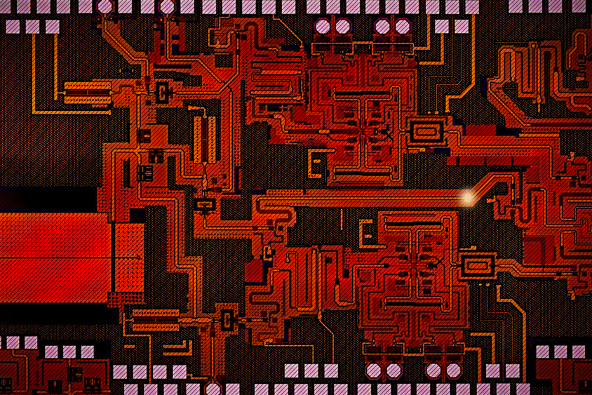 Data transfer system connects silicon…