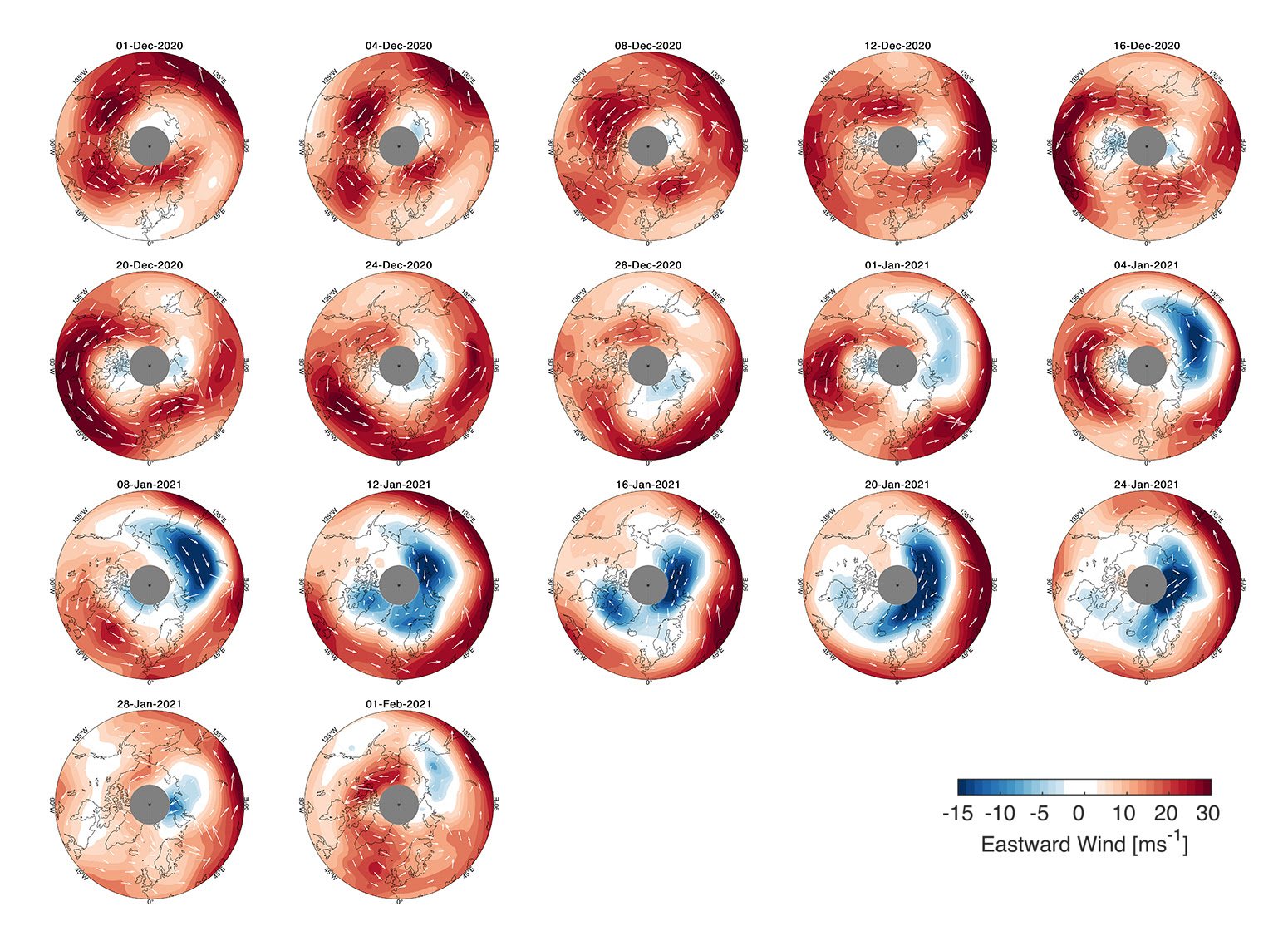 Light on polar vortex