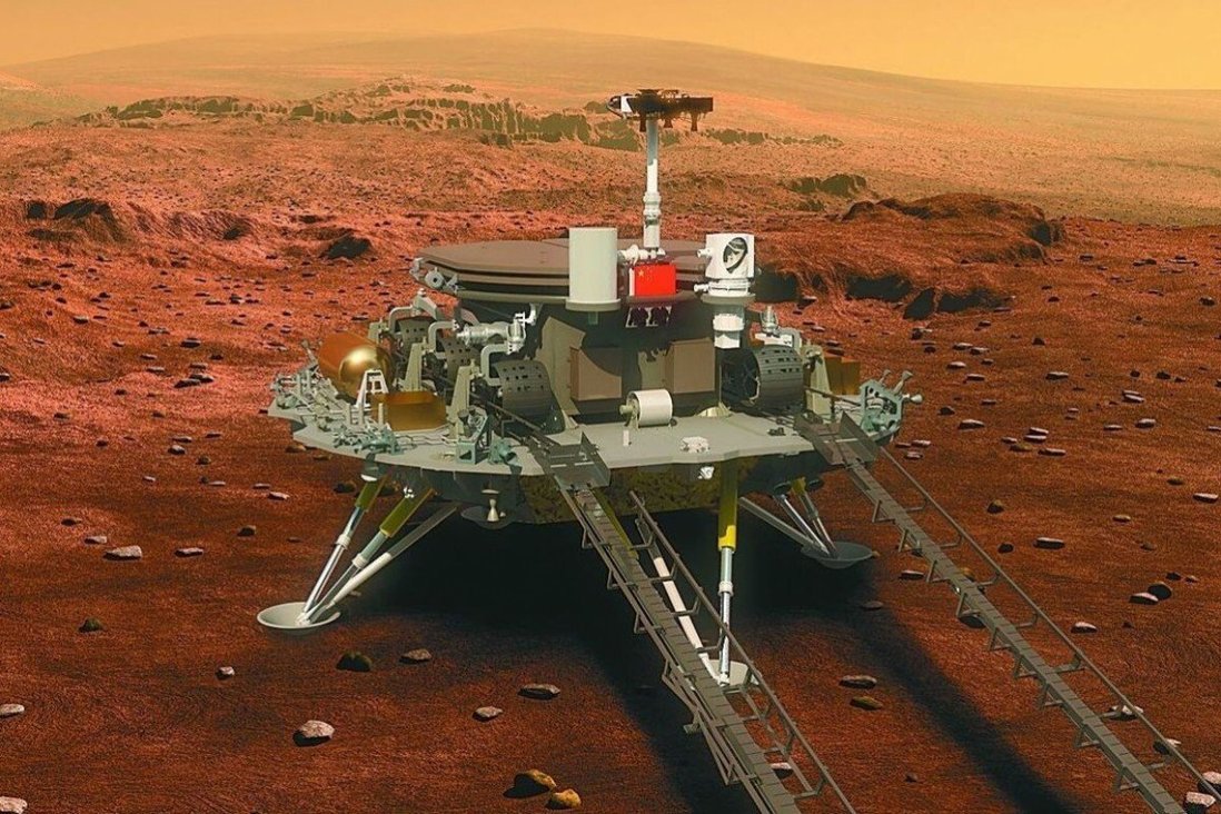 China’s Zhu Rong rover successfully landed on Mars