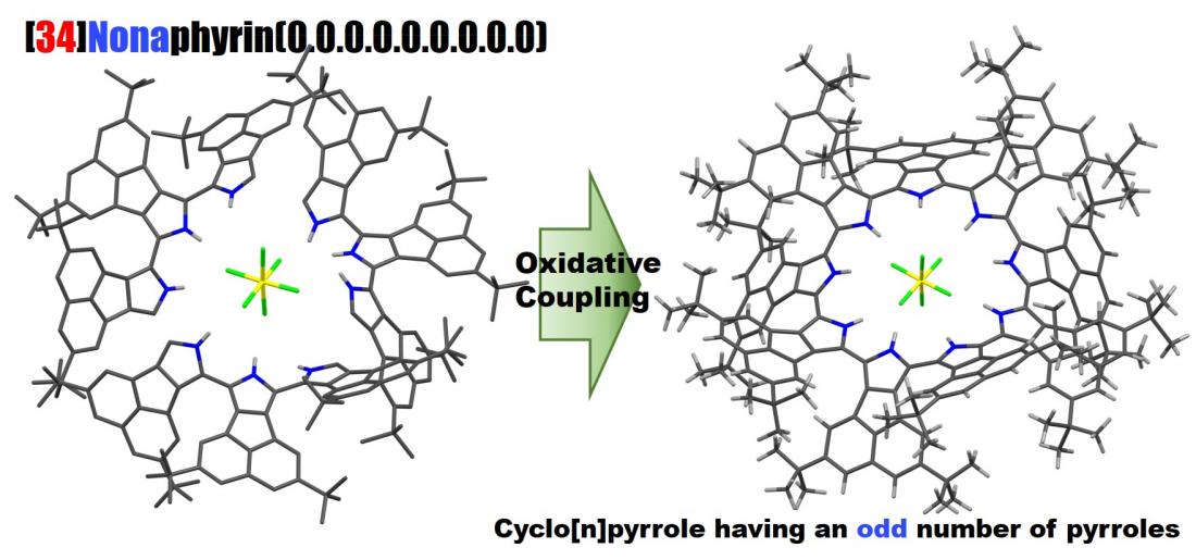 Synthesis of a Near-Infrared Light Absorbing Macrocyclic Aromatic Compound