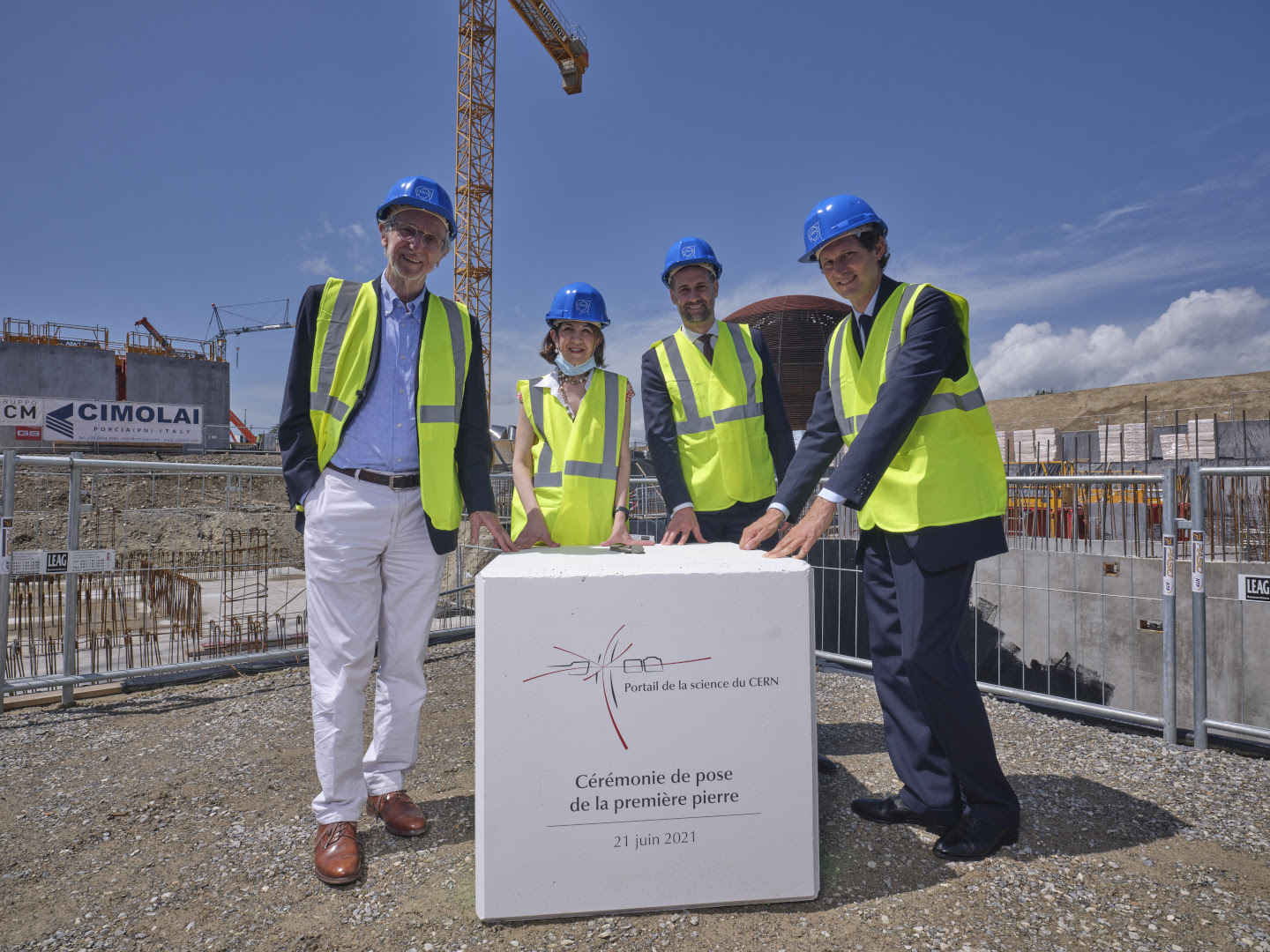 CERN lays first stone of Science Gateway