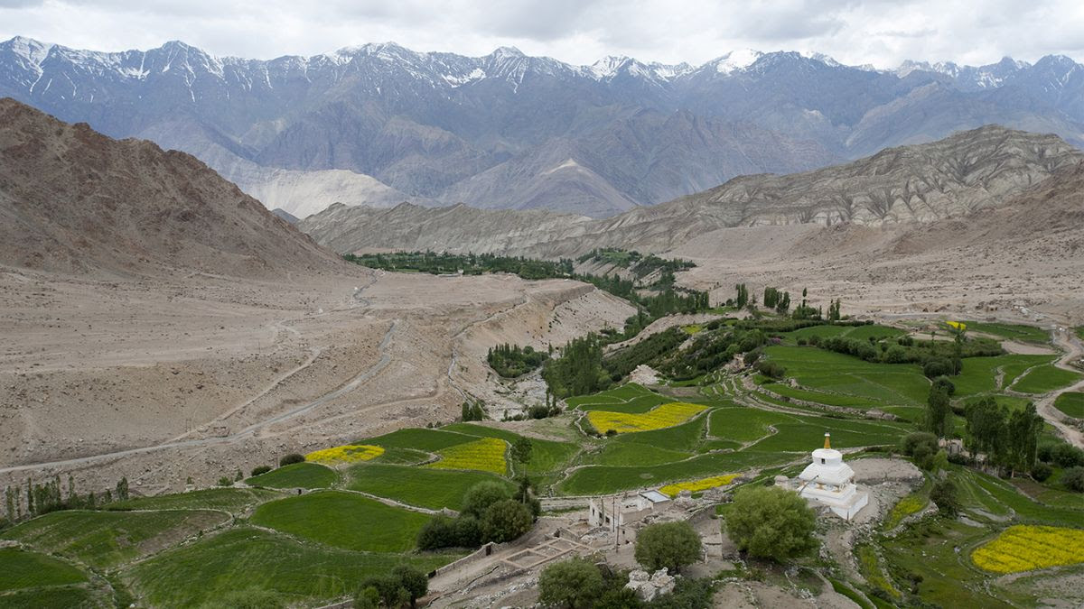 Effects of melting glaciers on food production in South Asia