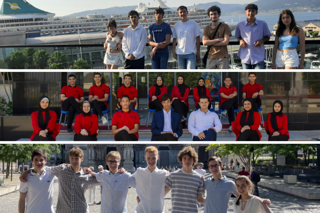 Three teams of high-school students from Egypt, France, and Spain win the CERN Beamline for Schools competition