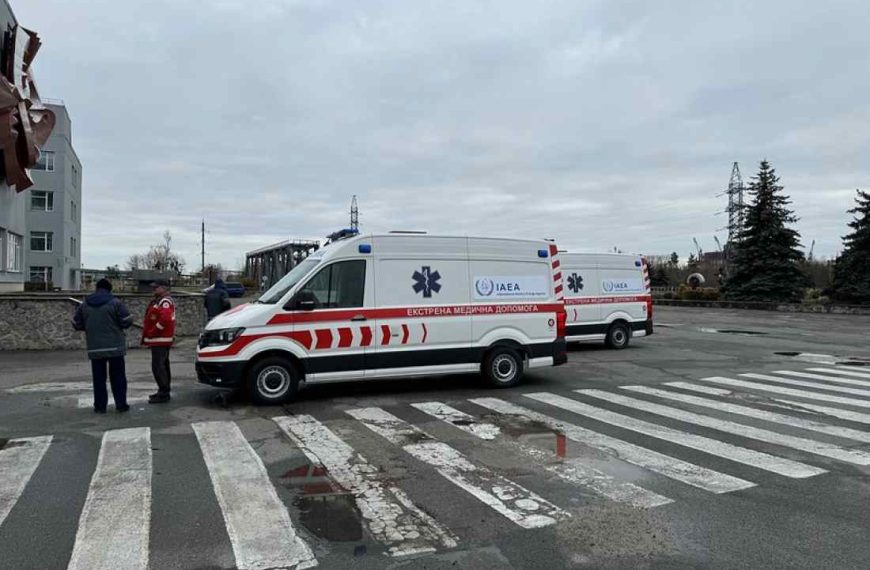 IAEA Boosts Medical Assistance to Ukraine Nuclear Sites with Delivery of Two Ambulances