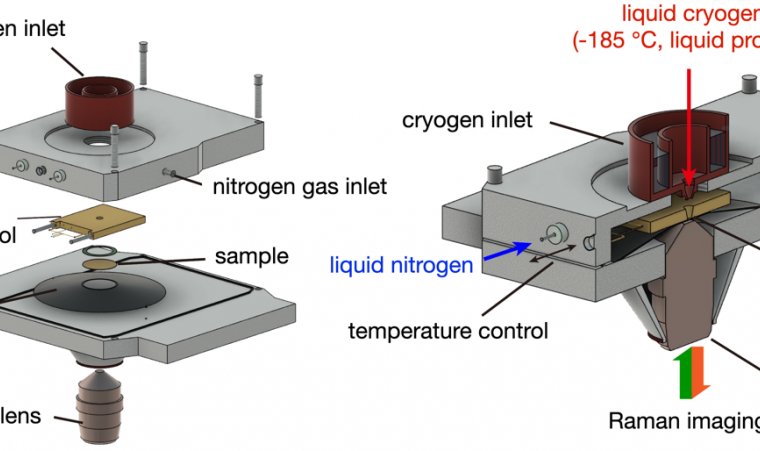 cryo Raman microscope