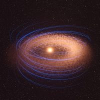 magnetic field in a protoplanetary disk